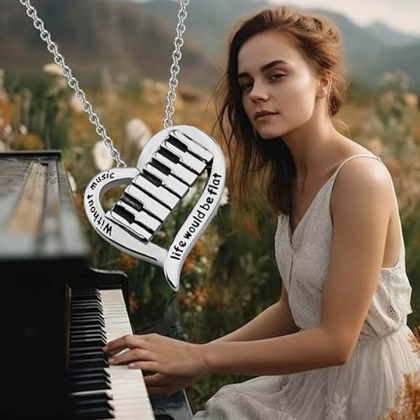 piano necklace